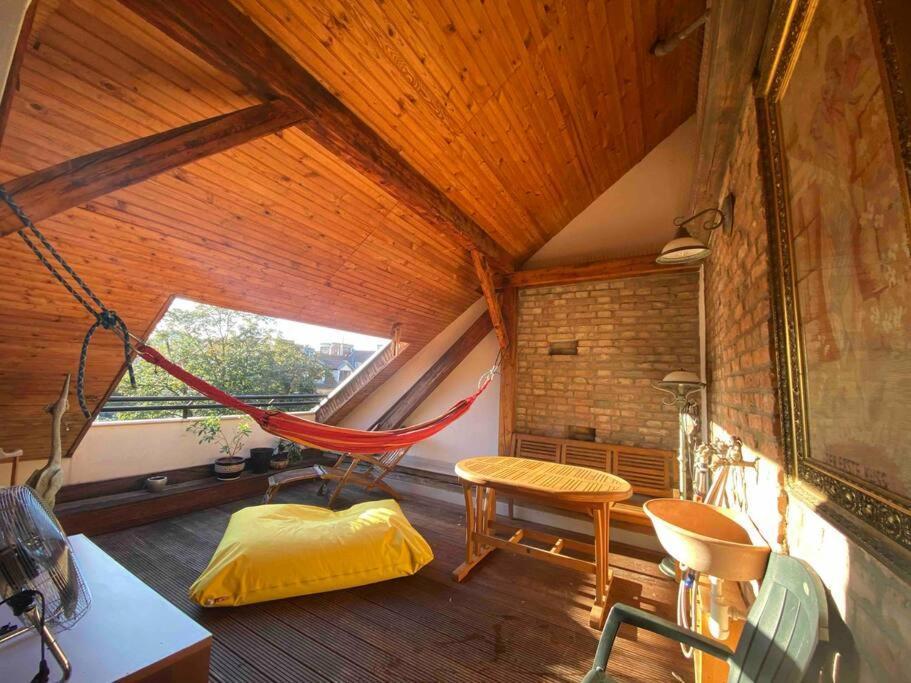 Rooftop 180M2 Loft With Private Sauna, Братислава Экстерьер фото